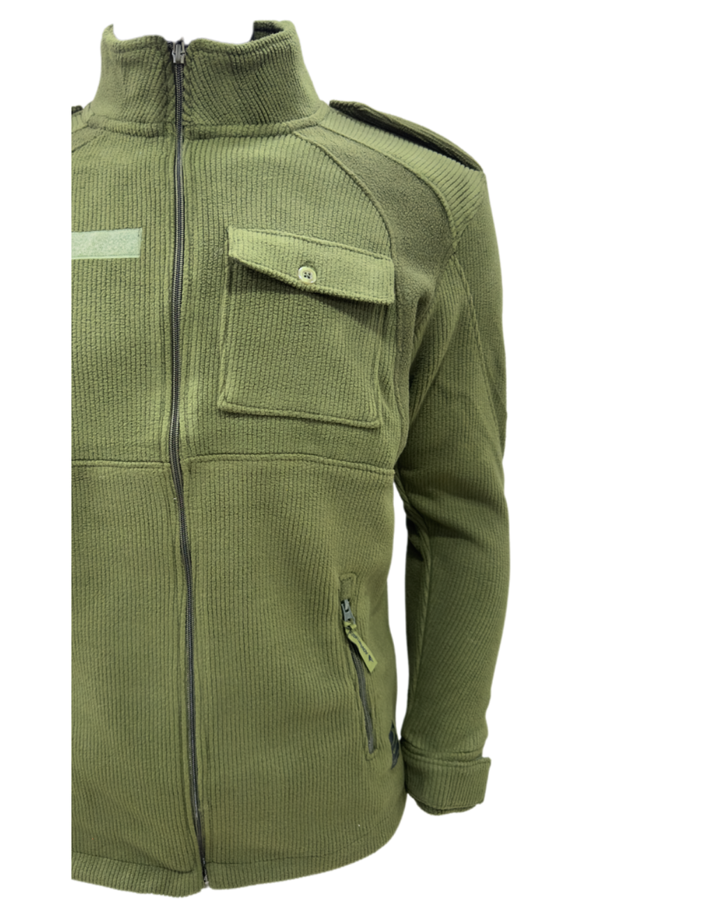Army Corduroy HEAVY Fleece Jacket with Rank Flap & Utility Pockets | The Adventure Hut