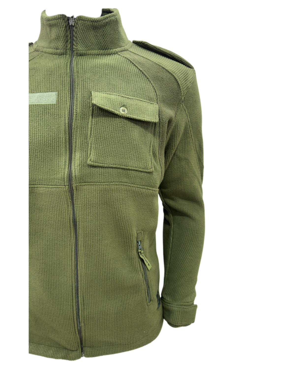 Army Corduroy HEAVY Fleece Jacket with Rank Flap & Utility Pockets | The Adventure Hut
