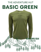 Army Green Camouflage Full Sleeve Combat T-Shirt | Tactical Stretch Cotton – Adventure Hut - The Adventure Hut