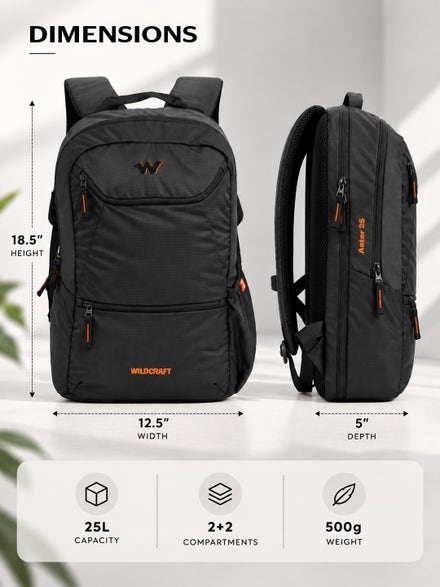 Wildcraft Aster 25L Backpack - The Adventure Hut
