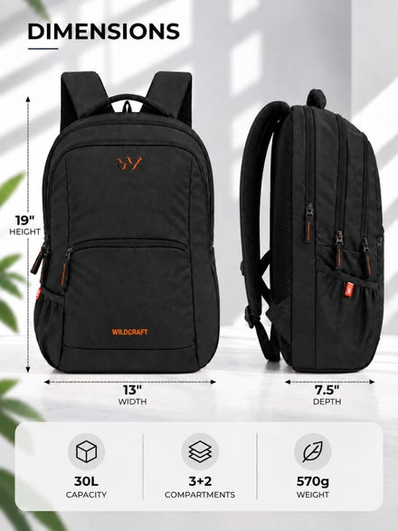 Wildcraft Aster 30L Backpack - The adventure Hut