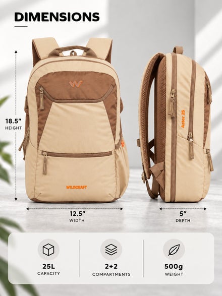 Wildcraft Aster 25L Backpack - The Adventure Hut