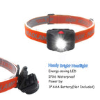 LED Headlamp Flashlight Single Mode Head Flashlight for Outdoor Camping Hiking - The Adventure Hut