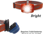 LED Headlamp Flashlight Single Mode Head Flashlight for Outdoor Camping Hiking - The Adventure Hut