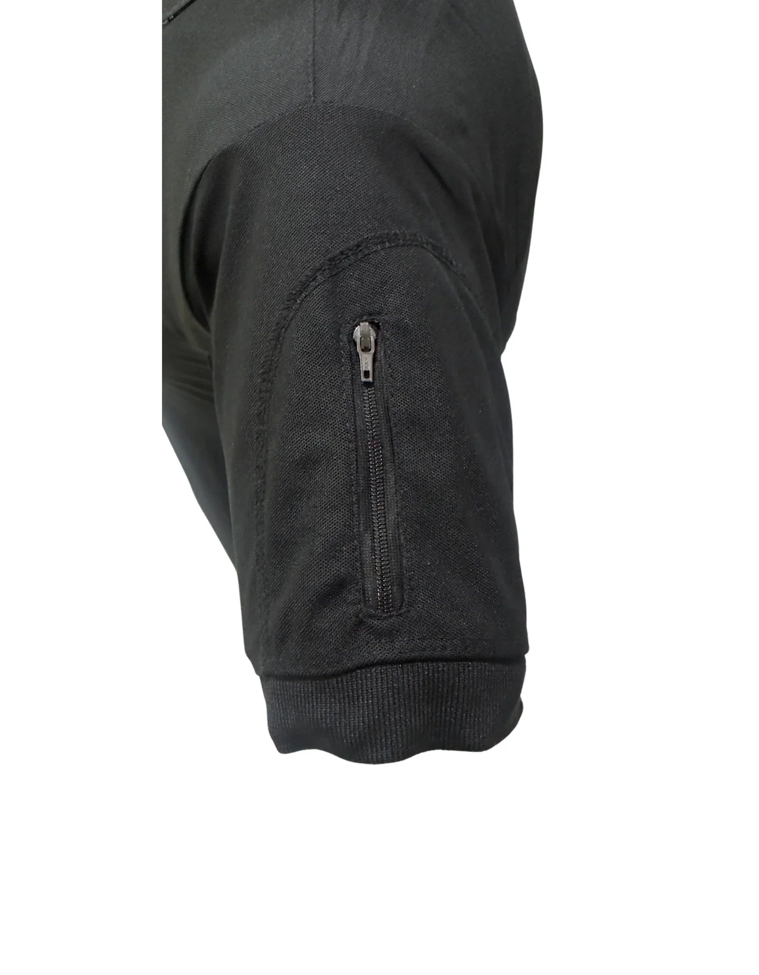 Tactical Black Polo T-Shirt – Indian Flag Patch Synthetic Combat Wear | The Adventure Hut