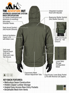 Bravo Gear The Adventure Hut - Para-Fleece Tactical Winter Jacket – Olive Green