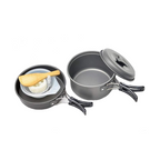 8-Piece Lightweight Aluminum Camping Cookware Set | The Adventure Hut