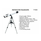 Refractor Starwatcher Telescope 525X HD Zoom Refractor Telescope | with Phone Holder & Adjustable Tripod | Powerful Telescope(F70060)