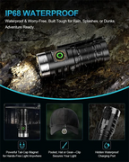 COBA CB-F315 Rechargeable LED Flashlight - The Adventure Hut
