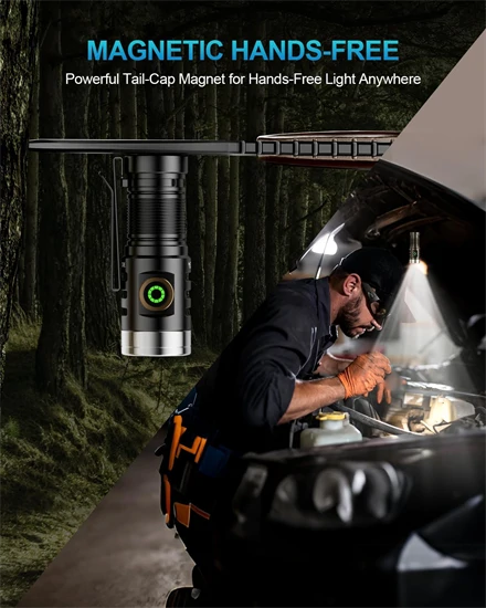 COBA CB-F315 Rechargeable LED Flashlight - The Adventure Hut