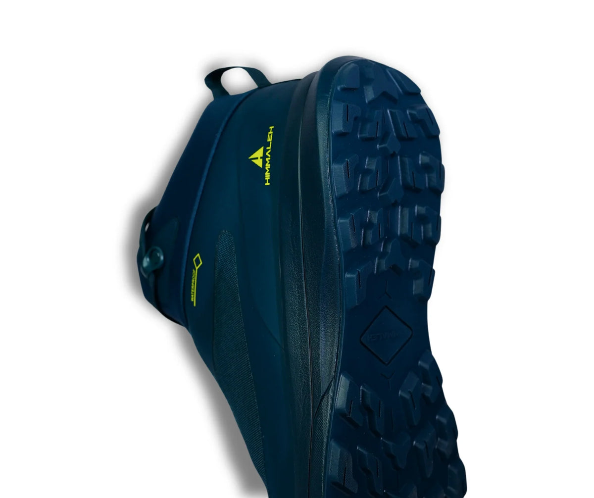 CYCLONE Mid HTX Waterproof Hiking & Trekking Shoes (Blue) - The Adventure Hut