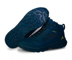 CYCLONE Mid HTX Waterproof Hiking & Trekking Shoes (Blue) - The Adventure Hut