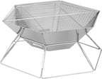 Camping Fire Pit + Tripod 2-in-1 Foldable Charcoal Grill – THE ADVENTURE HUT