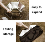 Camping Fire Pit + Tripod 2-in-1 Foldable Charcoal Grill – THE ADVENTURE HUT