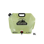 8L Portable Camping Water Bag with Tap – Foldable Hiking & Outdoor Water Storage Container. - The Adventure Hut