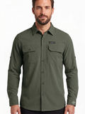 Men's AeroFlex Cargo Shirt – Dark Green | The Adventure Hut