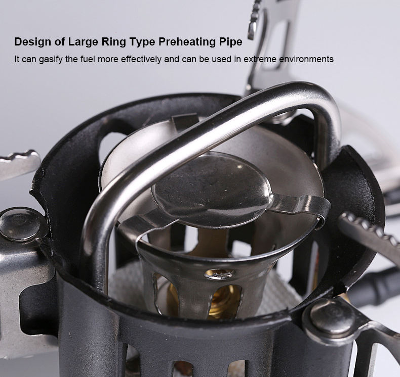 Portable Multi Fuel Camping Stove for Outdoor Cooking [TK-4849]