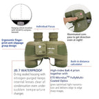 High Definition Binoculars Green Outdoor Waterproof Fog-proof Thermal Telescope Binoculars - The Adventure Hut