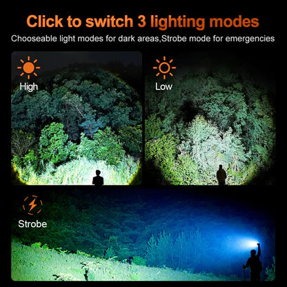 COBA CB-A99-1 Tactical Flashlight – 30W Rechargeable LED | The Adventure Hut