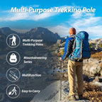 Adventure Hut Hiking Trekking Pole With LED Light (TK-4493) - The Adventure Hut