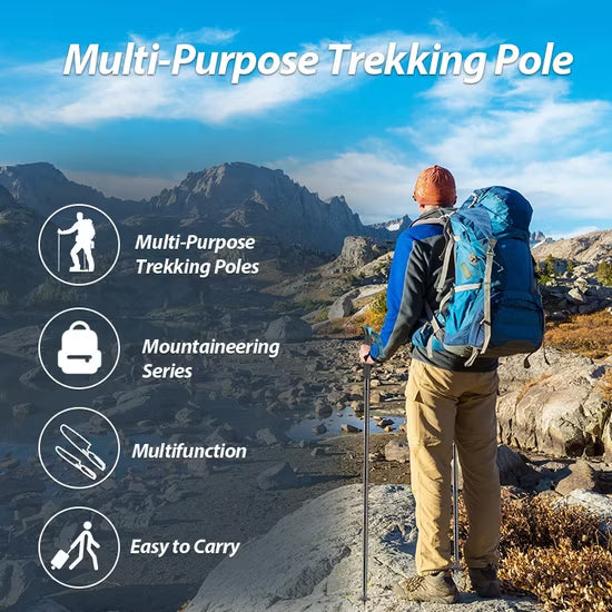 Adventure Hut Hiking Trekking Pole With LED Light (TK-4493)