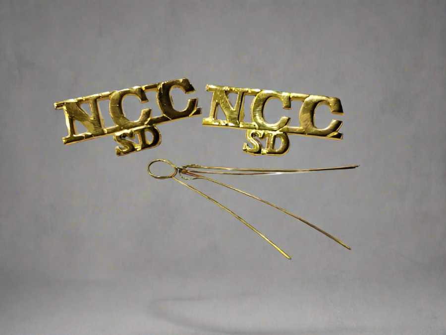 NCC SD TITLE SHOULDER(GOLD PLATTED)