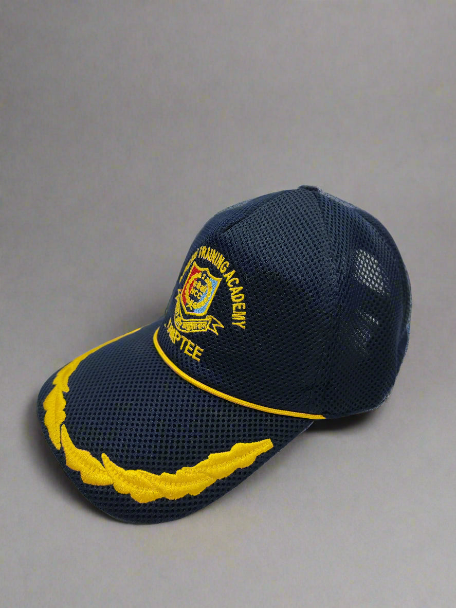 CAP OTA WITH SILK PEAK EMBROIDERY MESH BLUE COLOUR