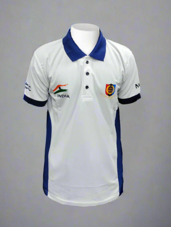 WHITE TSHIRT NCC PRINTED