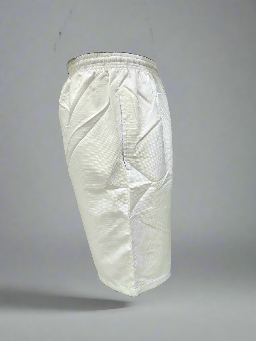 White Netted Adventure Shorts – Lightweight Breathable Outdoor Wear