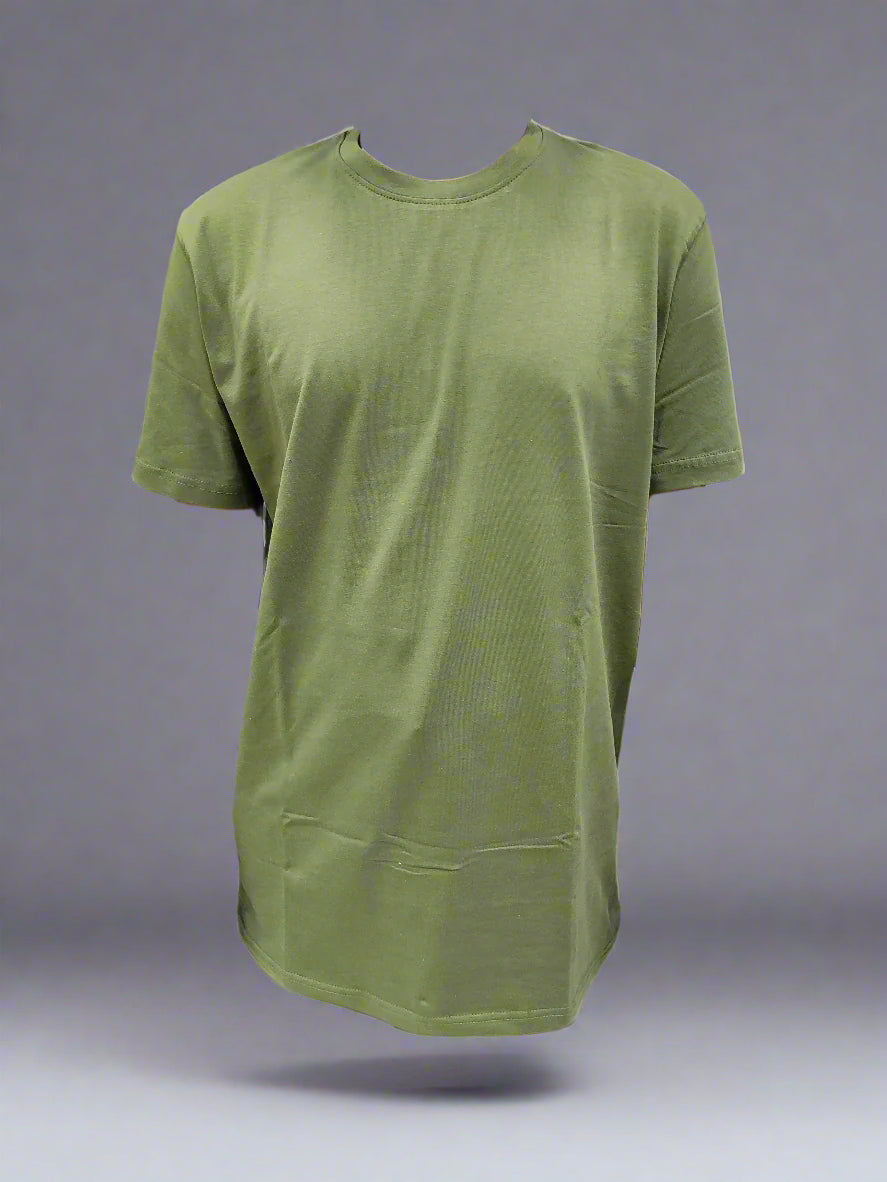 ADVENUTRE HUT T-SHIRT OLIVE GREEN SOLID ADVENTURES