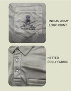 indian army polo t shirt