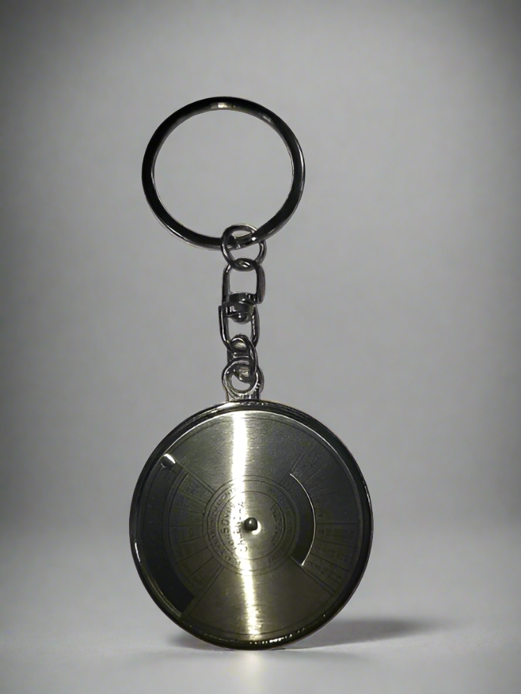 KEYCHAIN NCC METAL WHITE