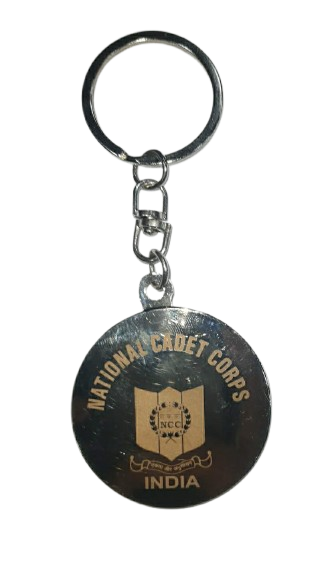 KEYCHAIN NCC METAL WHITE