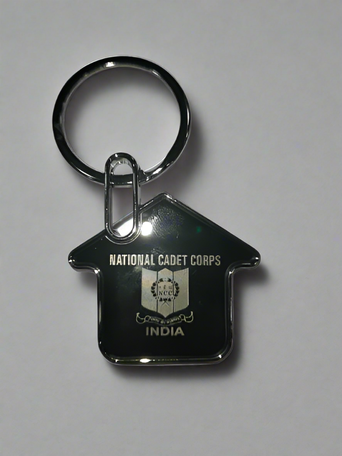 KEYCHAIN NCC METAL WHITE