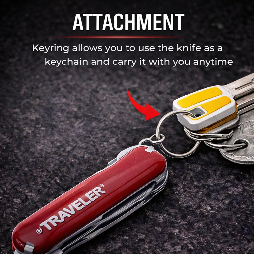 Traveller Multitool Folding Pocket Tool | Stainless Steel | Camping, Hiking & Everyday Carry | The Adventure Hut