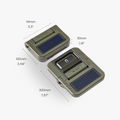 LED Solar Powered Foldable Camping Light 2400 Lumens | Solar & USB Charging | Power Bank | 30H Battery | THE ADVENTURE HUT