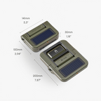 LED Solar Powered Foldable Camping Light 2400 Lumens | Solar & USB Charging | Power Bank | 30H Battery | THE ADVENTURE HUT