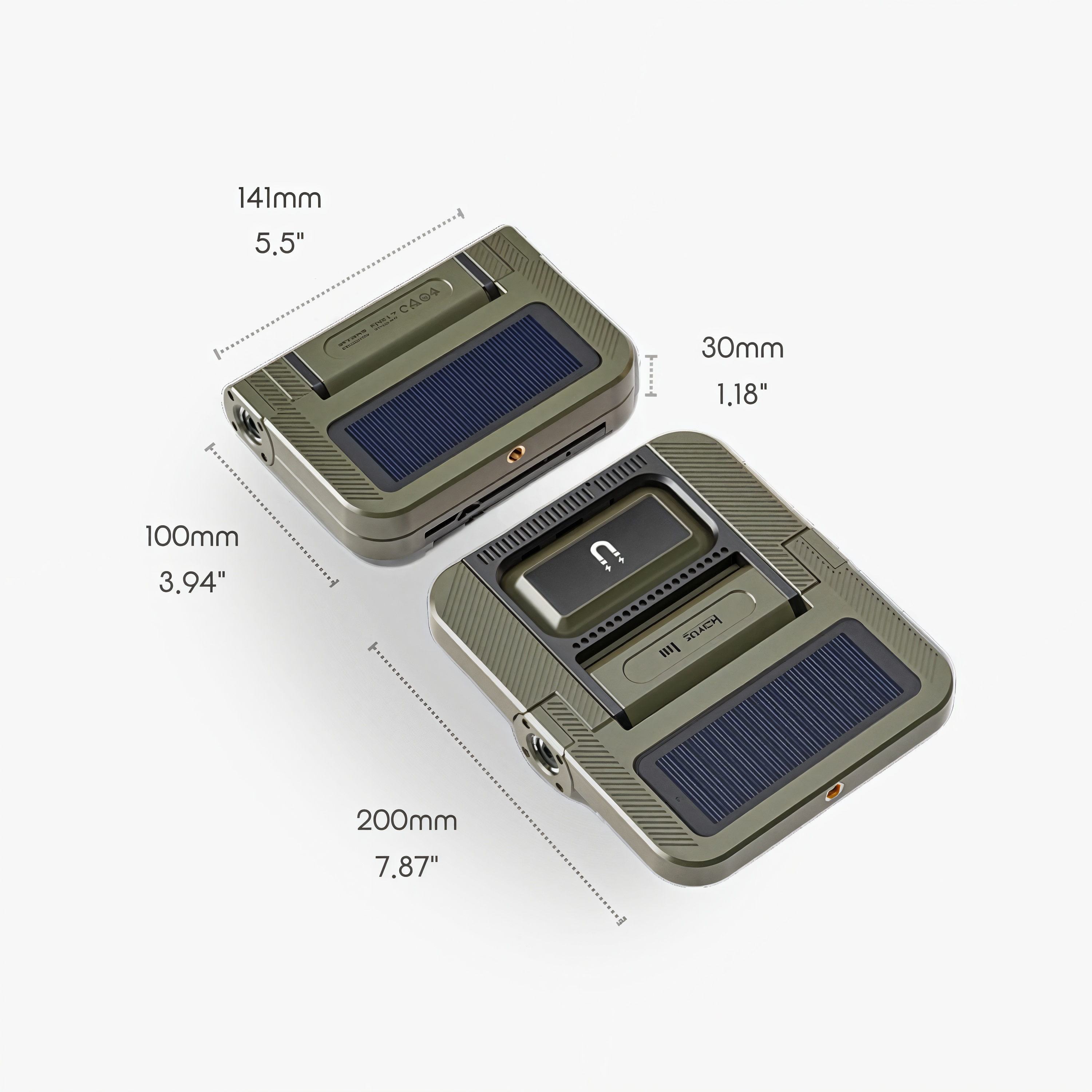 LED Solar Powered Foldable Camping Light 2400 Lumens | Solar & USB Charging | Power Bank | 30H Battery | THE ADVENTURE HUT