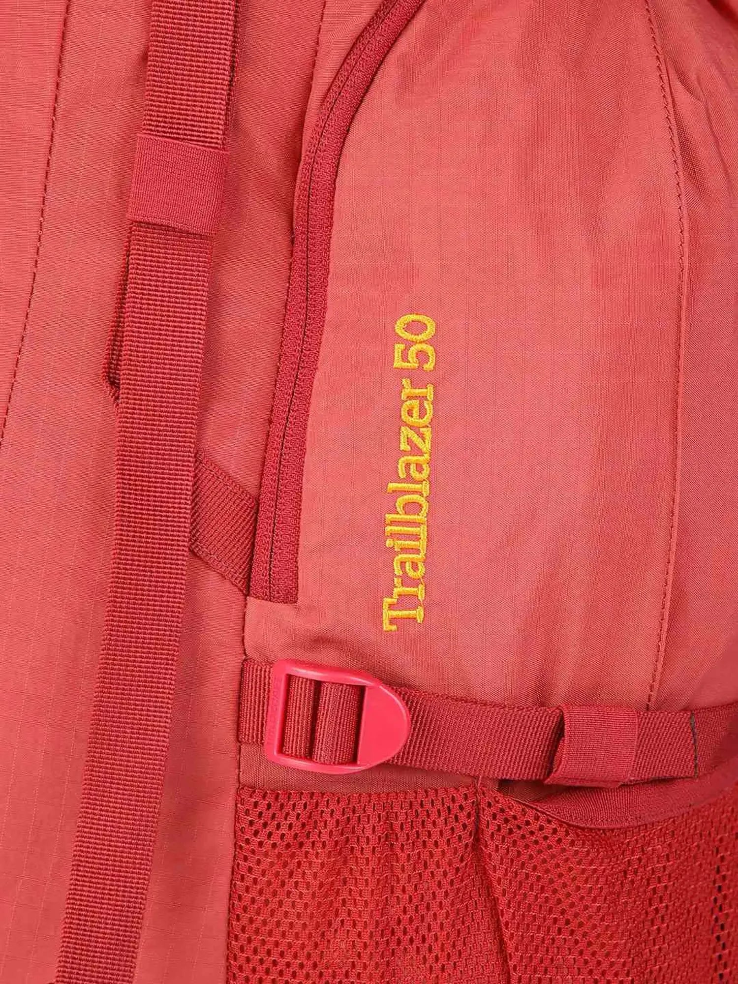 Wildcraft Trailblazer 50L Rucksack Backpack – Durable, Lightweight & Trekking Bag for Hiking & Travel (11722-Red) - The Adventure Hut