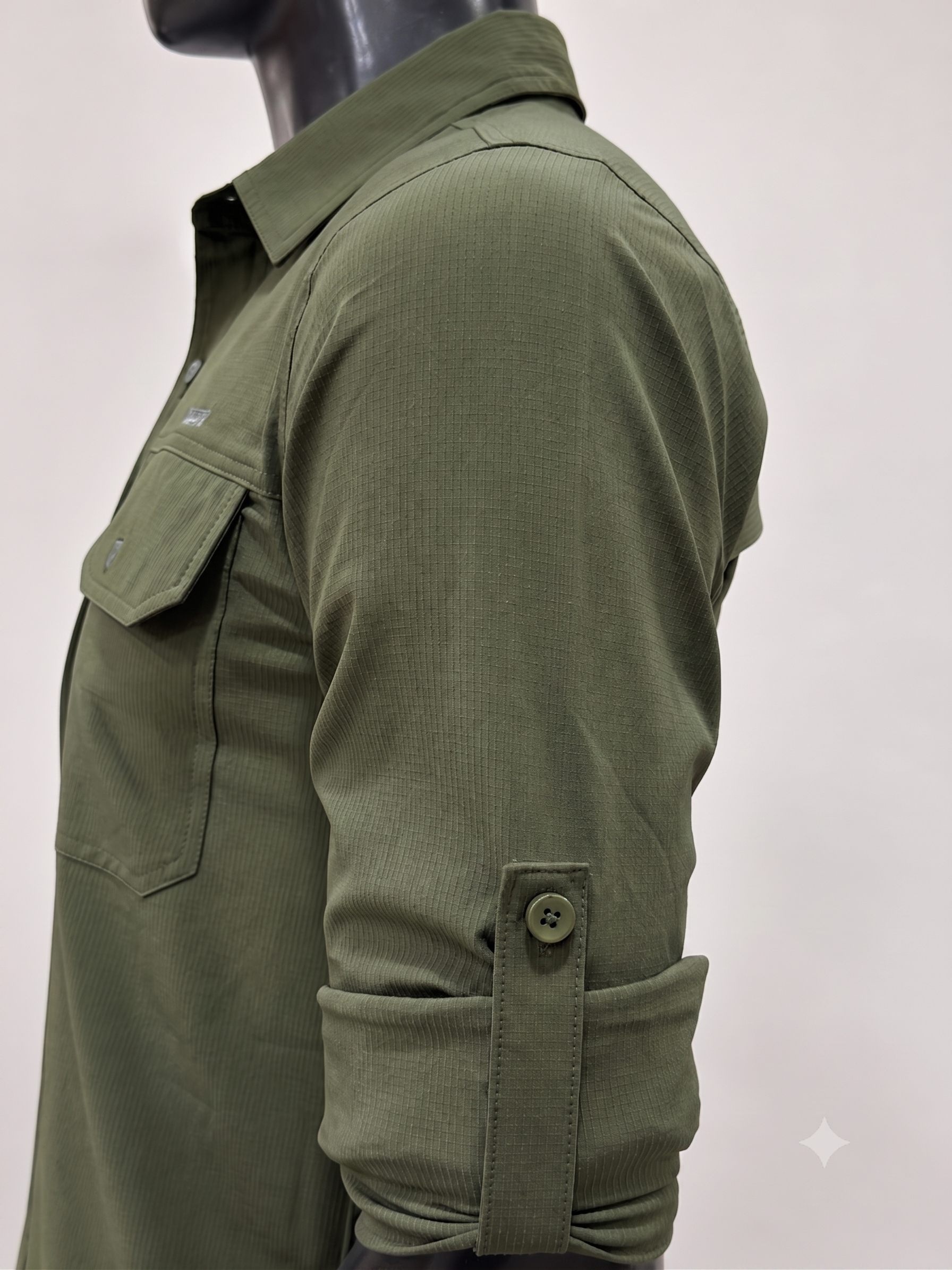 Men's AeroFlex Cargo Shirt – Dark Green | The Adventure Hut