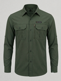Men's AeroFlex Cargo Shirt – Dark Green | The Adventure Hut