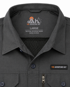 Men's AeroFlex Cargo Shirt – Grey | The Adventure Hut