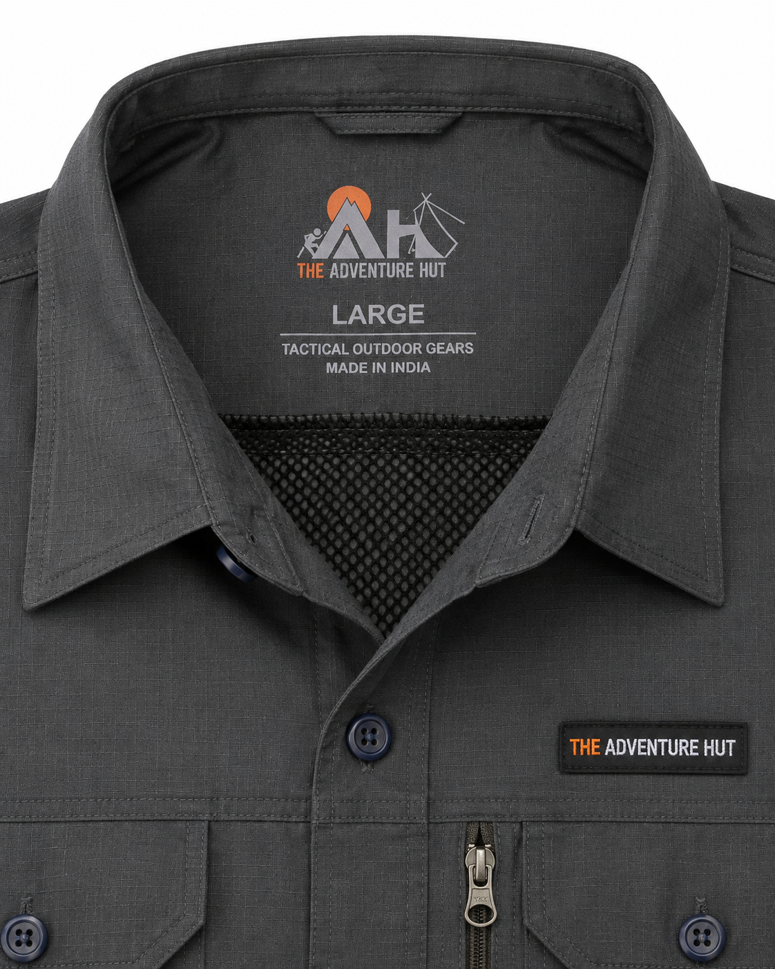 Men's AeroFlex Cargo Shirt – Grey | The Adventure Hut
