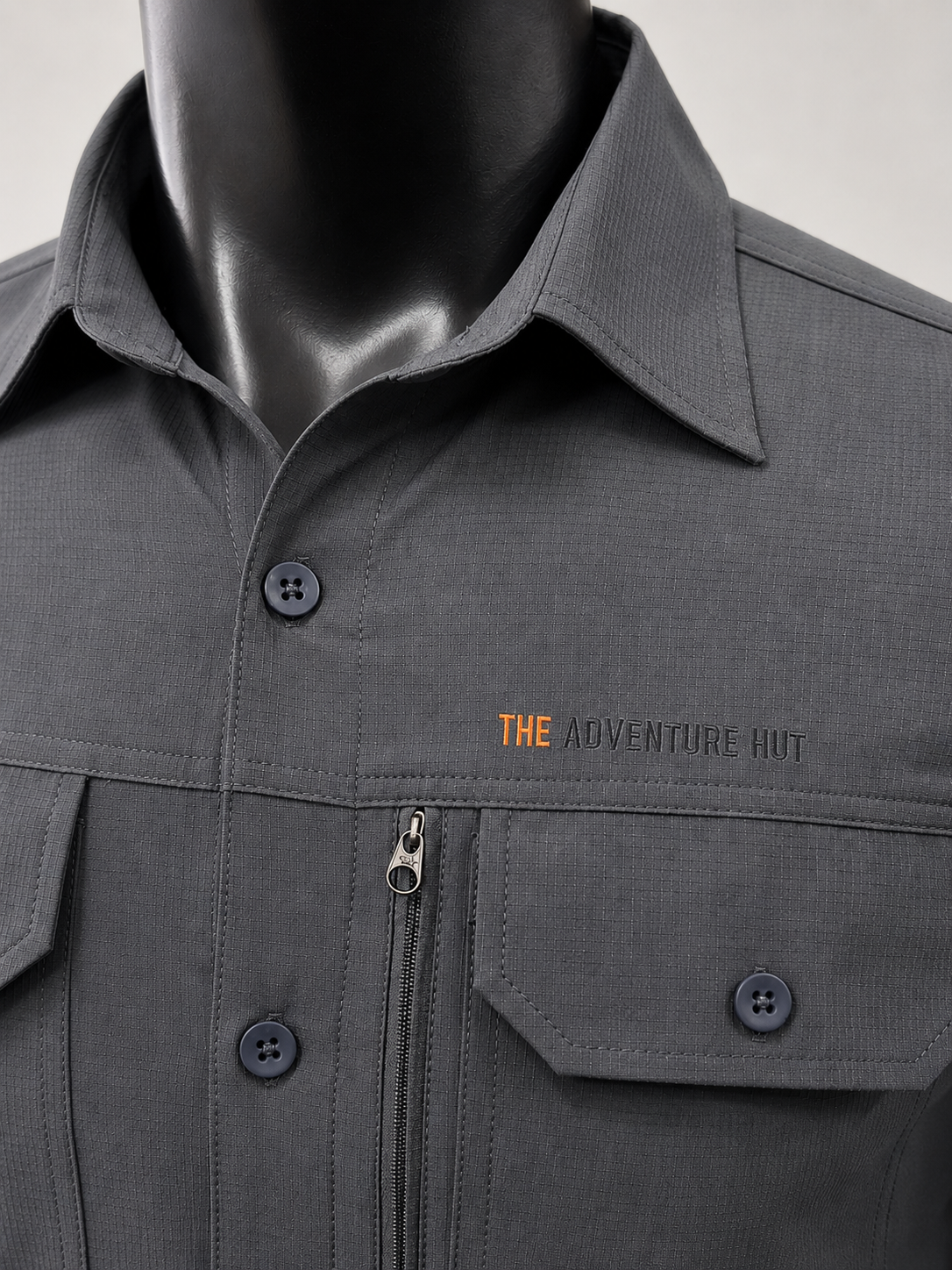 Men's AeroFlex Cargo Shirt – Grey | The Adventure Hut