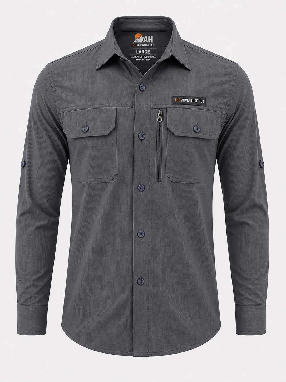 Men's AeroFlex Cargo Shirt – Grey | The Adventure Hut