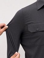 Men's AeroFlex Cargo Shirt – Grey | The Adventure Hut