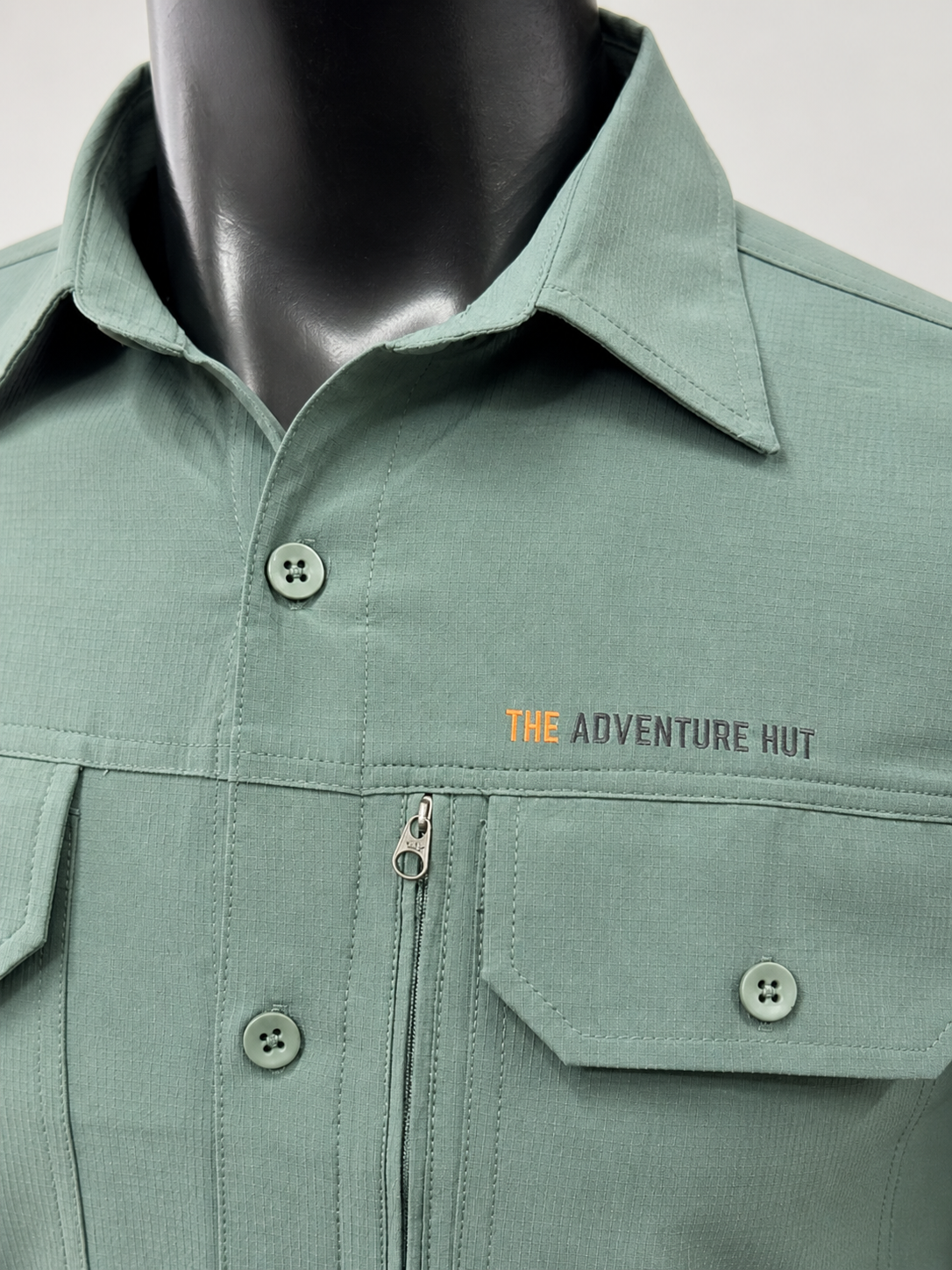 Men's AeroFlex Cargo Shirt – Sage Green | Tactical Outdoor Shirt