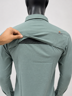 Men's AeroFlex Cargo Shirt – Sage Green | Tactical Outdoor Shirt