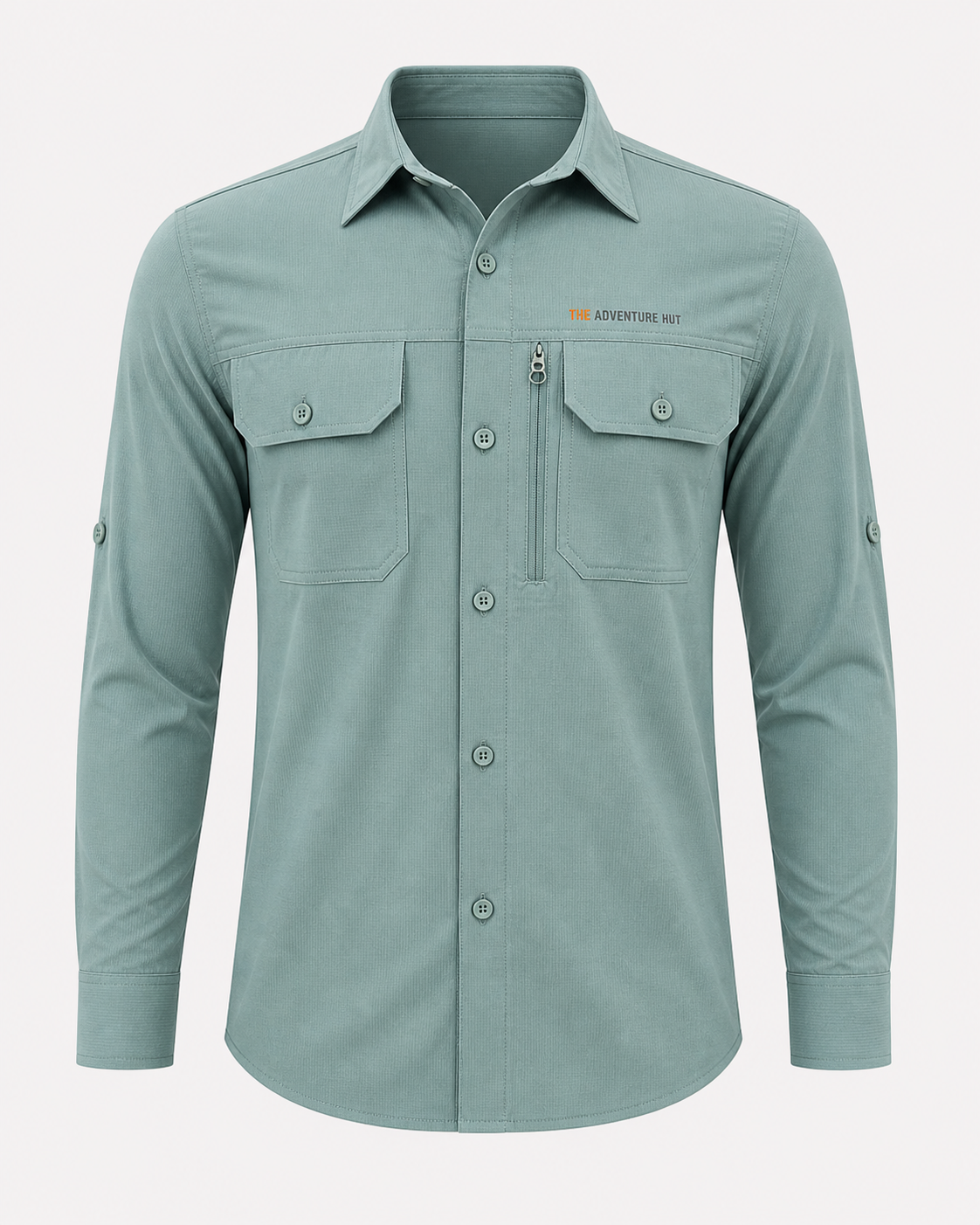 Men's AeroFlex Cargo Shirt – Sage Green | Tactical Outdoor Shirt