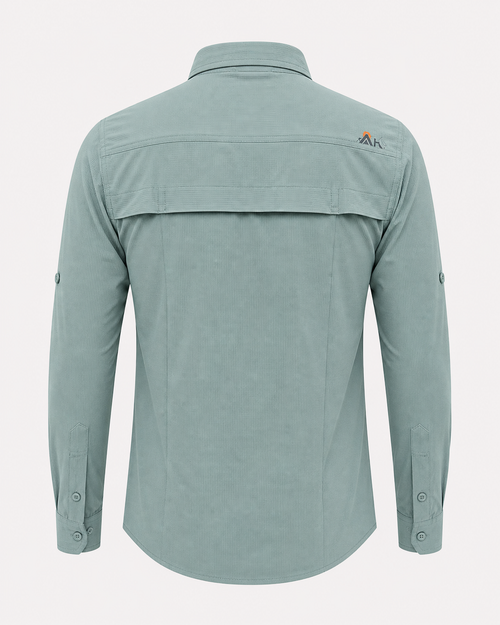 Men's AeroFlex Cargo Shirt – Sage Green | Tactical Outdoor Shirt